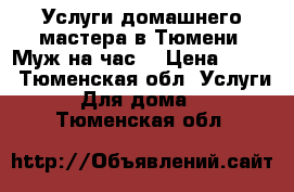Услуги домашнего мастера в Тюмени (Муж на час) › Цена ­ 500 - Тюменская обл. Услуги » Для дома   . Тюменская обл.